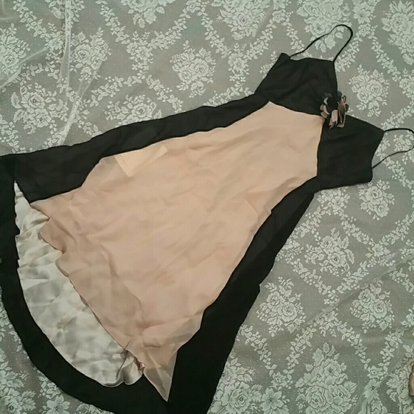 Y2K BCBG RUNWAY Chiffon Sheath Dress SLIP DRESS COQUETTE LOLITA HOMECOMING PROM - Picture 2 of 8